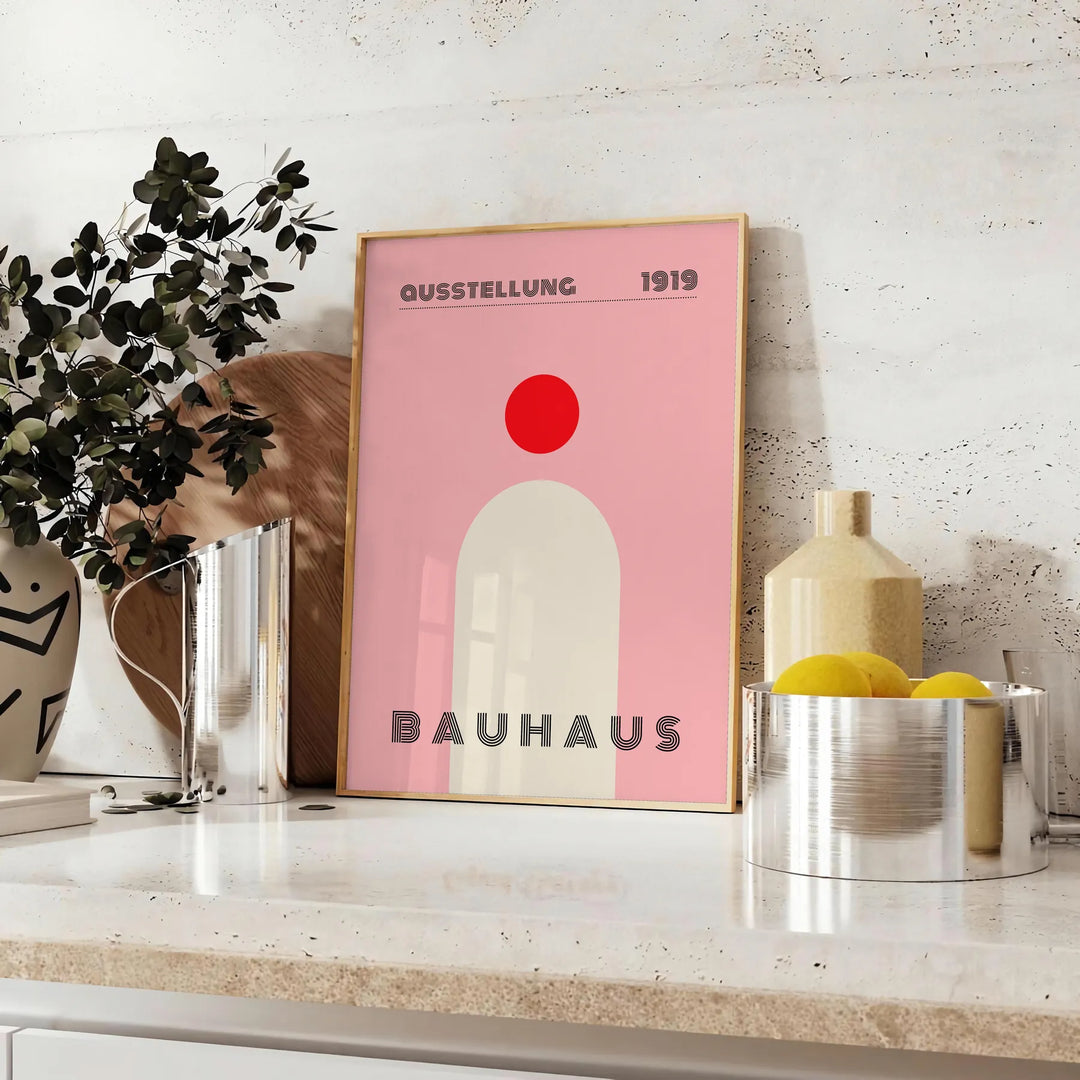 Bahauss Art Travel Poster High Quality Frame Premium Print Home Decor Color