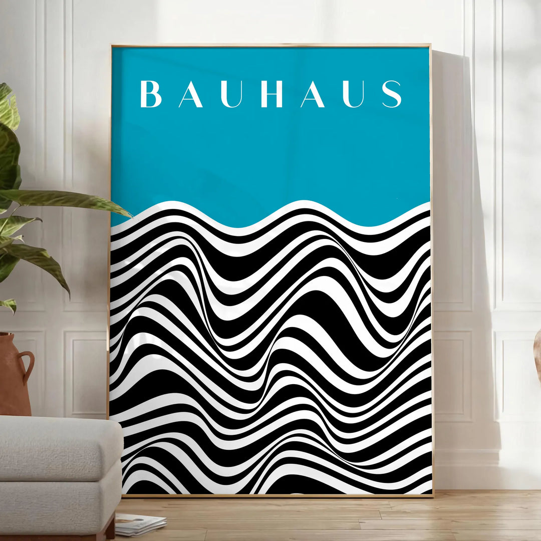 Bahauss Poster 2 Travel Poster High Quality Frame Premium Print Home Decor Color