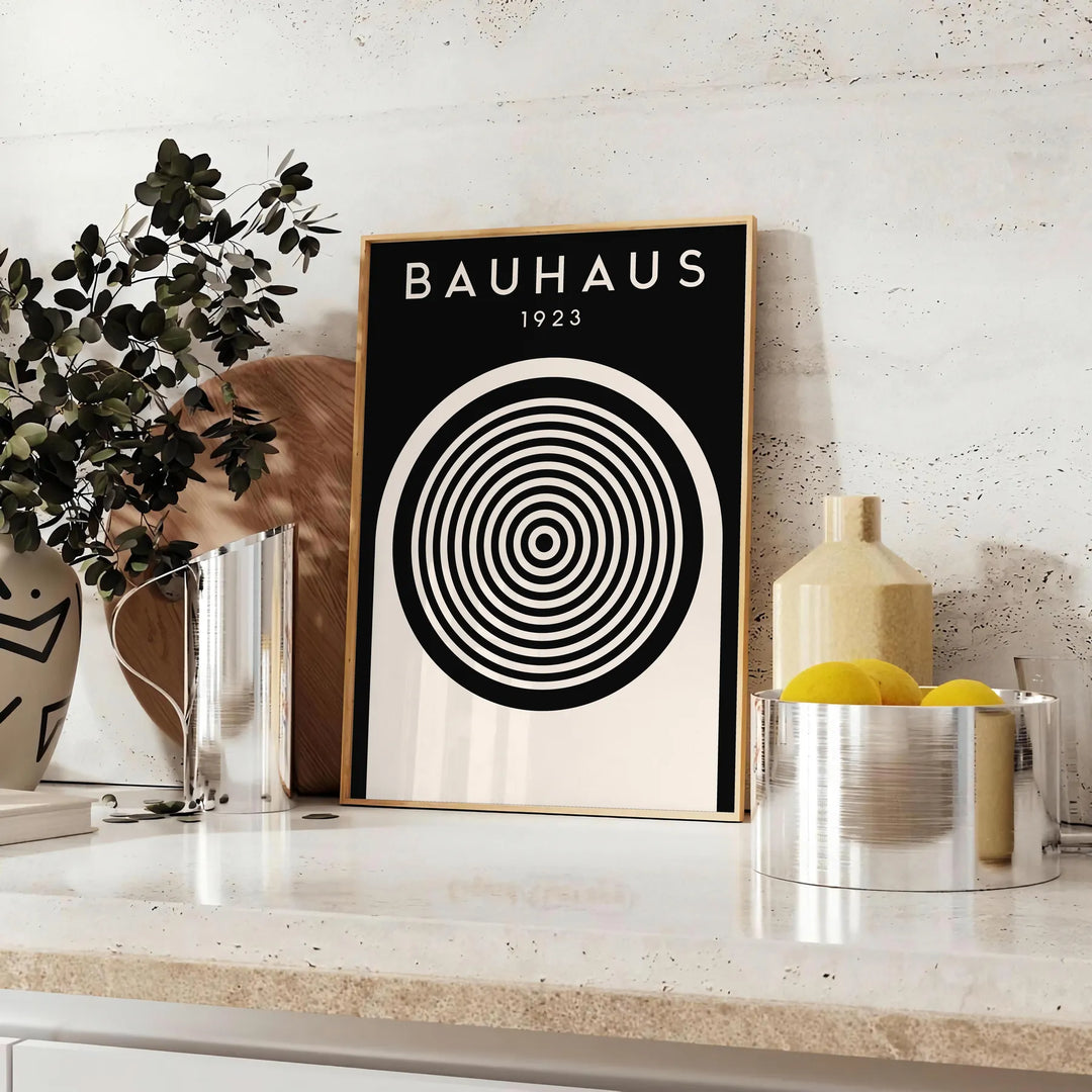 Bahauss Poster 7 Travel Poster High Quality Frame Premium Print Home Decor Color