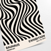 Affiche Bauhaus tendance tons gris noir une harmonie parfaite intérieur cadeau style espace encadrement