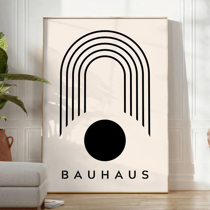 Bahauss Trendy Wall Art 2 Travel Poster High Quality Frame Premium Print Home Decor Color