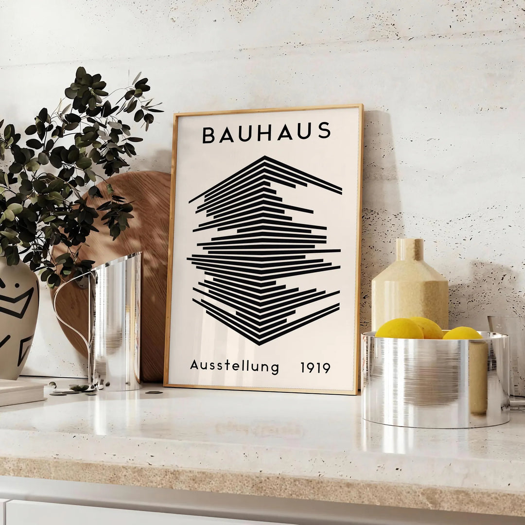 Bahauss Wall Art Travel Poster High Quality Frame Premium Print Home Decor Color