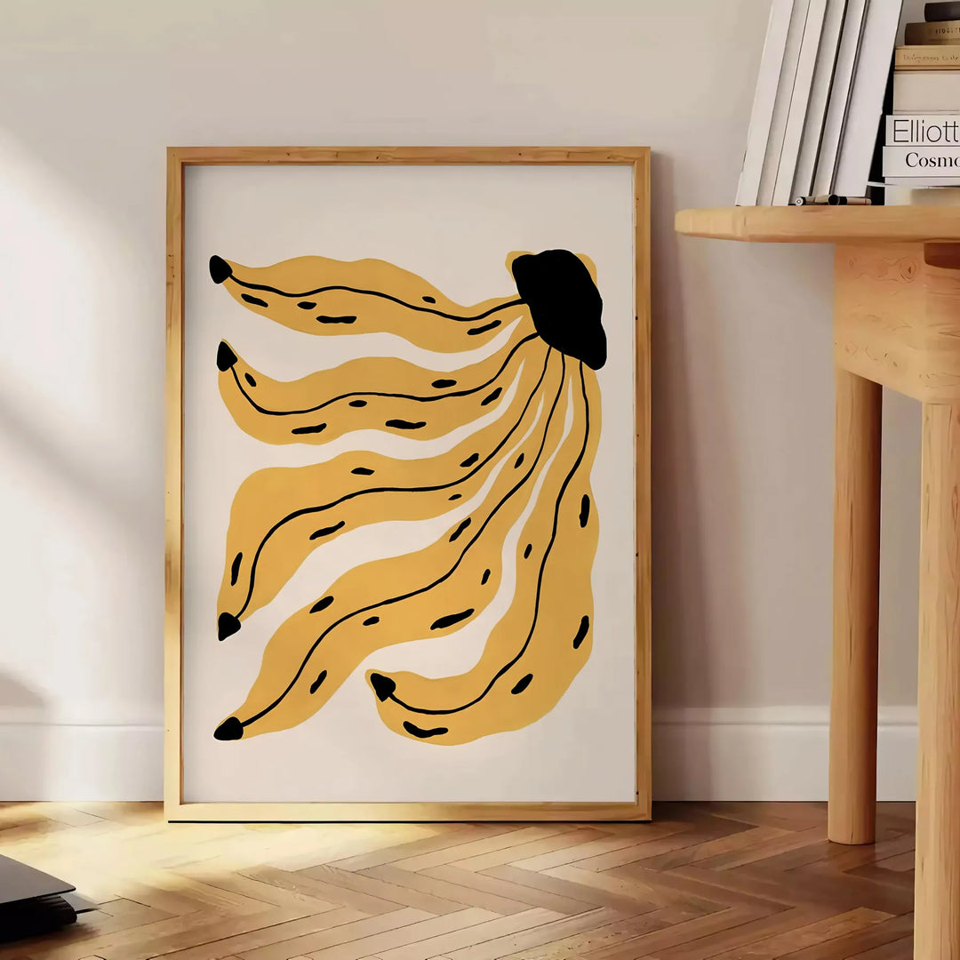 Banana Fruit Kitchen Print Travel Poster High Quality Frame Premium Print Home Decor Color