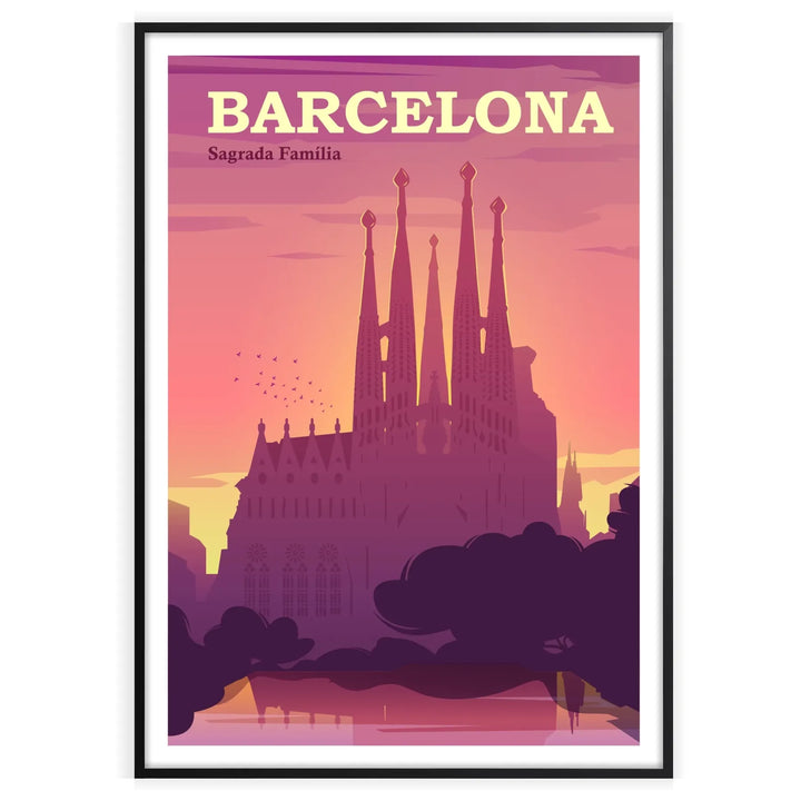 Barcelone Imprimer Espagne Affiche