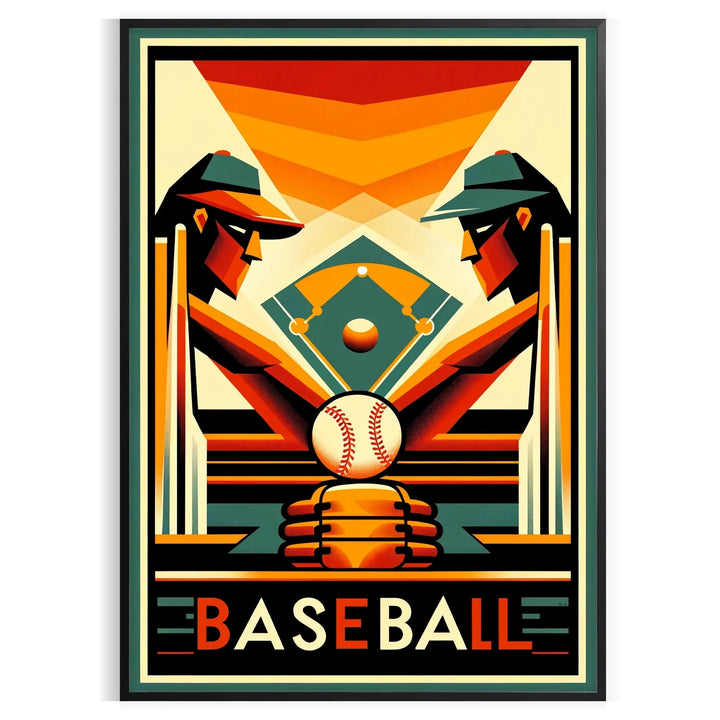 Baseball Poster 7 Travel Poster High Quality Frame Premium Print Home Decor Color