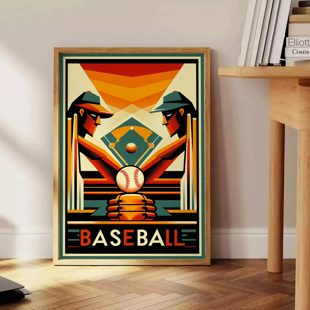 Baseball Poster 7 Travel Poster High Quality Frame Premium Print Home Decor Color