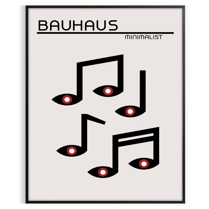 Bauhauss Art 1 Travel Poster High Quality Frame Premium Print Home Decor Color