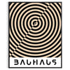 affiche art Bauhaus élégance modernité nuances gris noir cadeau parfait amateurs épuré A4 cm A0