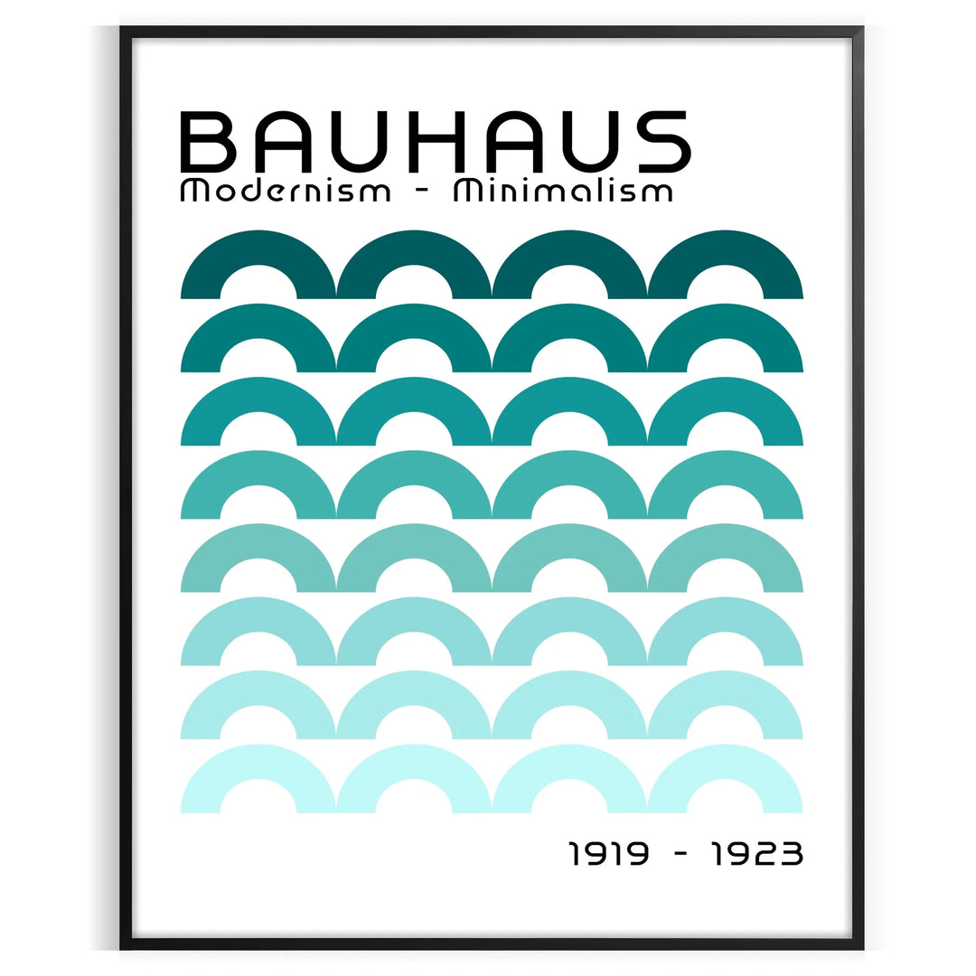 Bauhauss Art Print 3 Travel Poster High Quality Frame Premium Print Home Decor Color