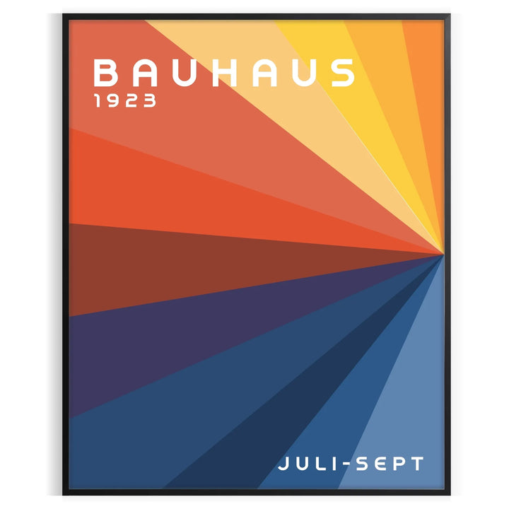 Bauhauss Poster 12 Travel Poster High Quality Frame Premium Print Home Decor Color