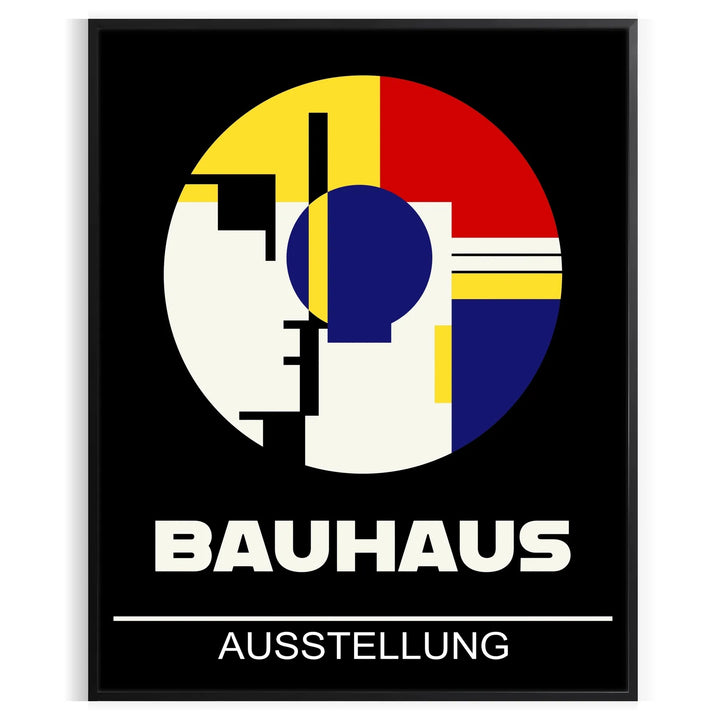 Bauhauss Poster 3 Travel Poster High Quality Frame Premium Print Home Decor Color