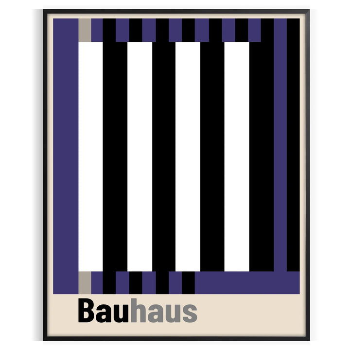 Bauhauss Poster 6 Travel Poster High Quality Frame Premium Print Home Decor Color