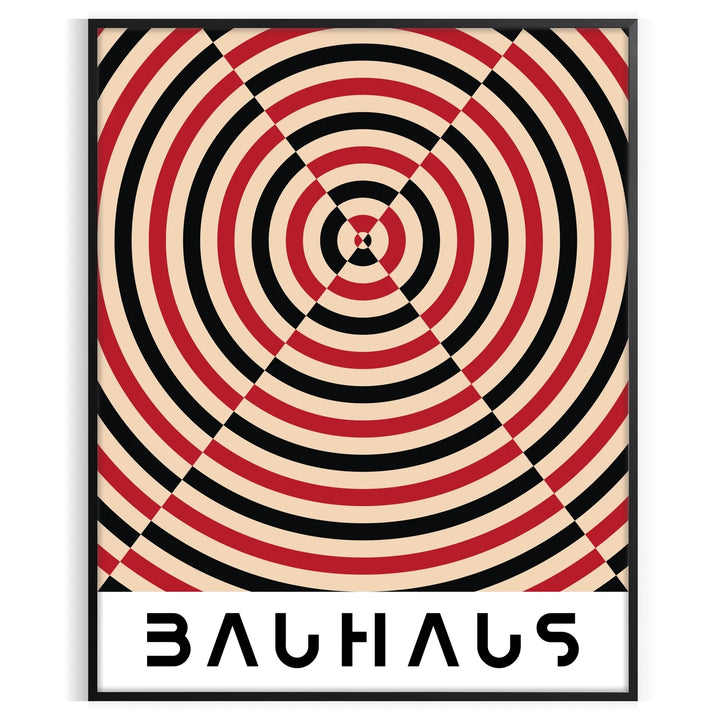 Bauhauss Poster 7 Travel Poster High Quality Frame Premium Print Home Decor Color