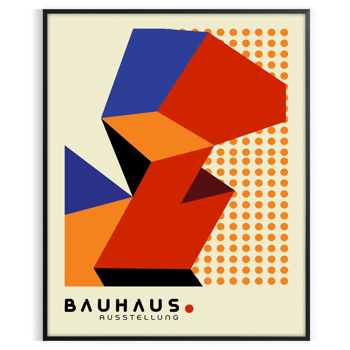 Bauhauss Print 10 Travel Poster High Quality Frame Premium Print Home Decor Color