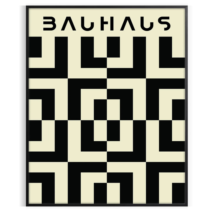 Bauhauss Print 7 Travel Poster High Quality Frame Premium Print Home Decor Color