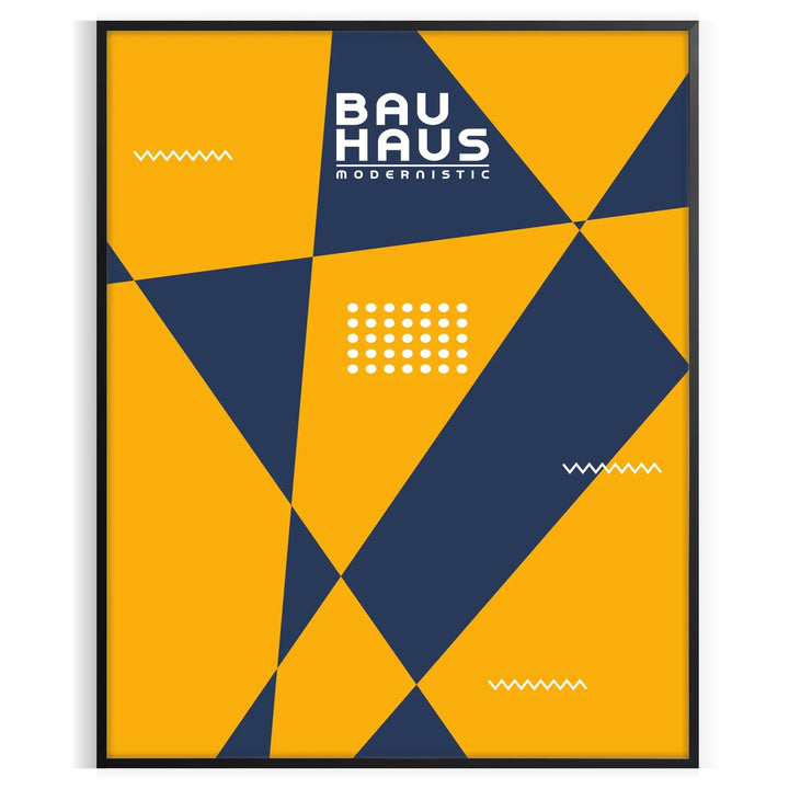 Bauhauss Wall Art 2 Travel Poster High Quality Frame Premium Print Home Decor Color