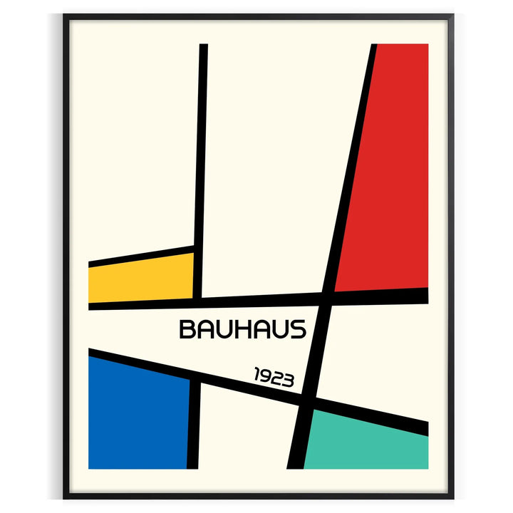 Bauhauss Wall Print 10 Travel Poster High Quality Frame Premium Print Home Decor Color