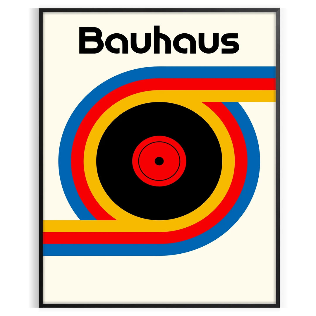 Bauhauss Wall Print 1 Travel Poster High Quality Frame Premium Print Home Decor Color