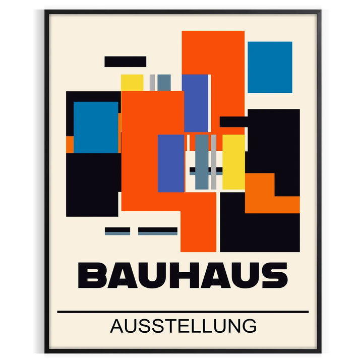 Bauhauss Wall Print 4 Travel Poster High Quality Frame Premium Print Home Decor Color