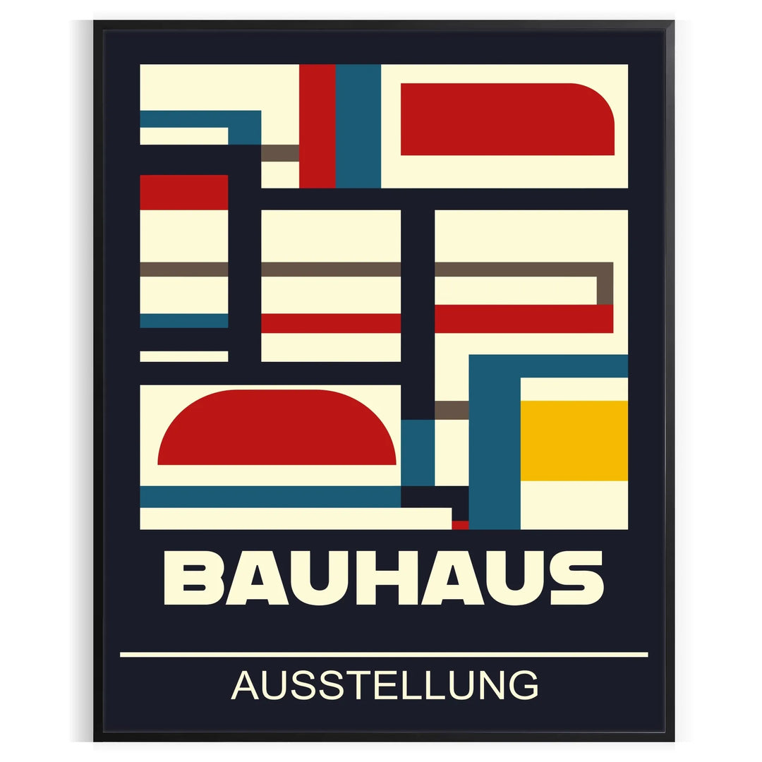 Bauhauss Wall Print 5 Travel Poster High Quality Frame Premium Print Home Decor Color