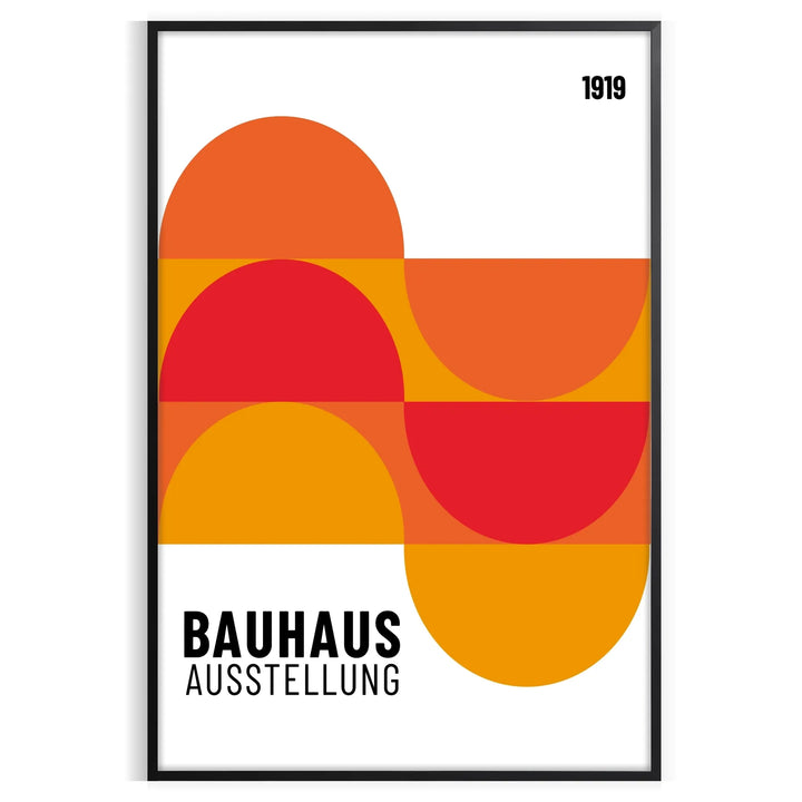 Bauhauss Wall Print Travel Poster High Quality Frame Premium Print Home Decor Color