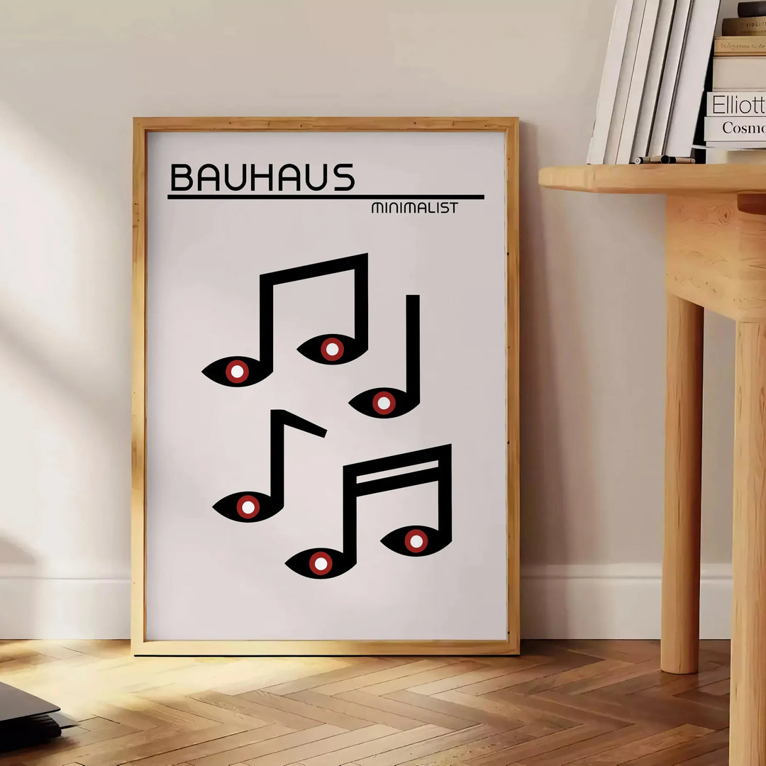 Bauhauss Art 1 Travel Poster High Quality Frame Premium Print Home Decor Color