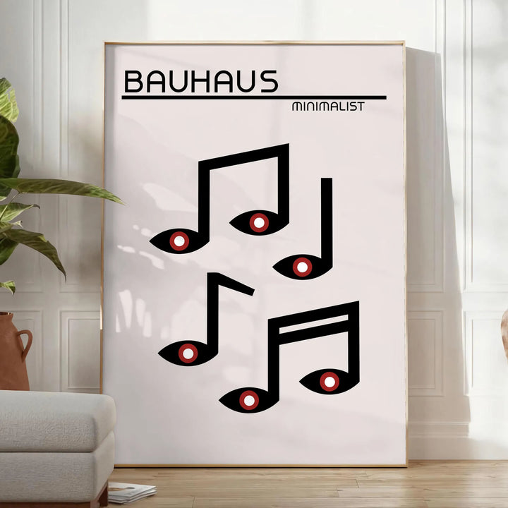 Bauhauss Art 1 Travel Poster High Quality Frame Premium Print Home Decor Color