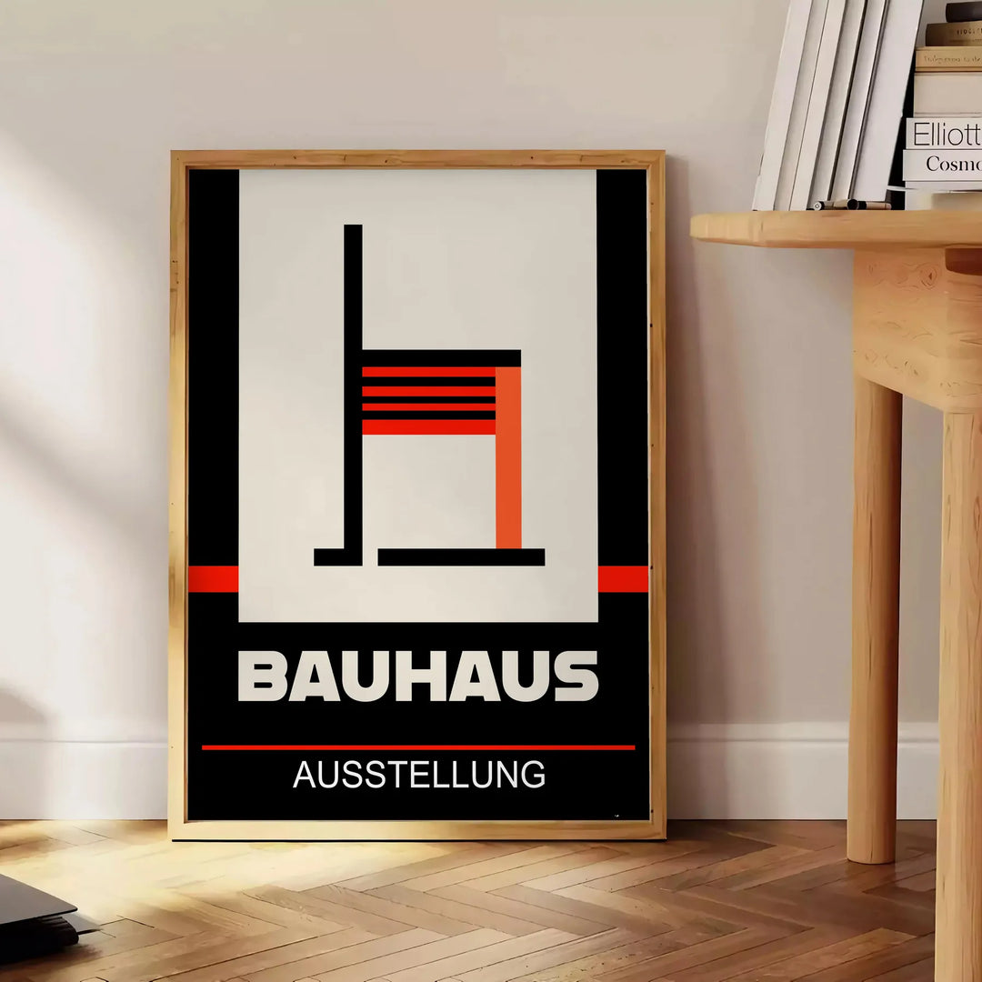 Bauhauss Art 2 Travel Poster High Quality Frame Premium Print Home Decor Color