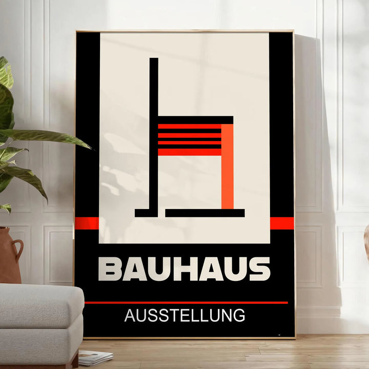 Bauhauss Art 2 Travel Poster High Quality Frame Premium Print Home Decor Color