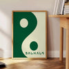 space Bauhaus wall art poster vibrant modern print perfect gift lovers unique touch room various sizes A4 cm impressive A0 walls timeless artwork today