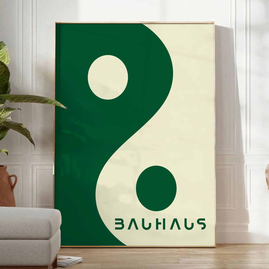 Bauhauss Art 5 Travel Poster High Quality Frame Premium Print Home Decor Color