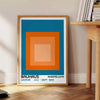 space Bauhaus art print stunning wall poster modernist elegance unique artwork thoughtful gift vibrant design timeless touch decor unframed versions style