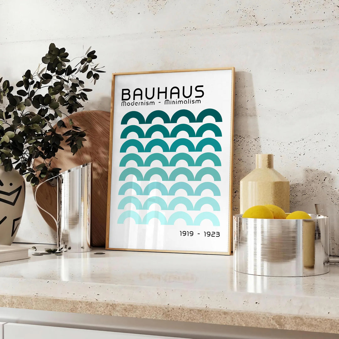 Bauhauss Art Print 3 Travel Poster High Quality Frame Premium Print Home Decor Color