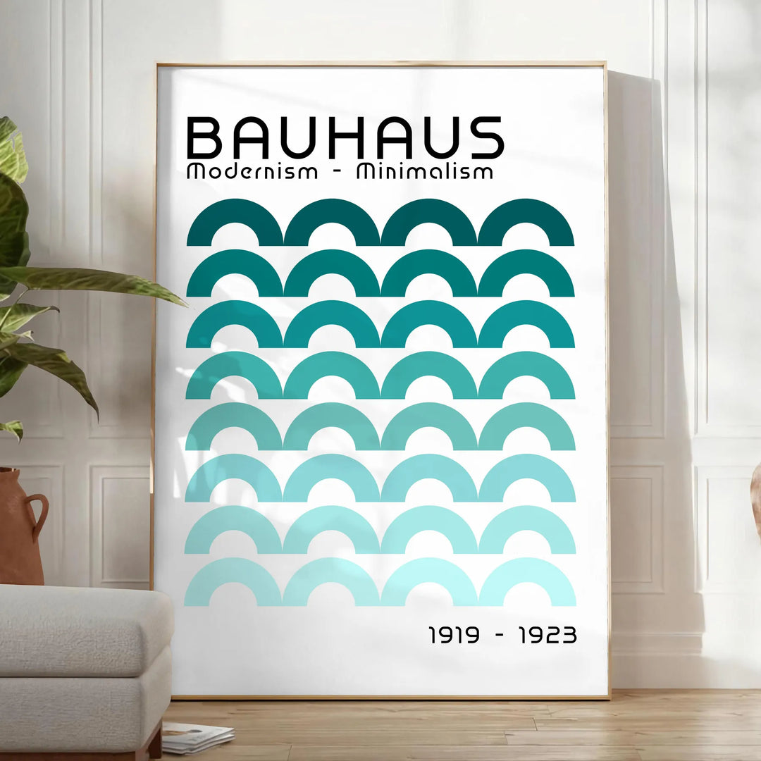 Bauhauss Art Print 3 Travel Poster High Quality Frame Premium Print Home Decor Color