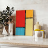 Bauhaus un chef - œuvre artistique couleurs marron rouge cadeau unique affiche captivant intérieur formats A4 cm A0