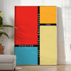 Bauhaus un chef - œuvre artistique couleurs marron rouge cadeau unique affiche captivant intérieur formats A4 cm A0