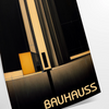 allure modern minimalism Bauhaus Dark Art Print captivating poster striking simplicity geometric grace design wall unique gift sizes A4 cm A0