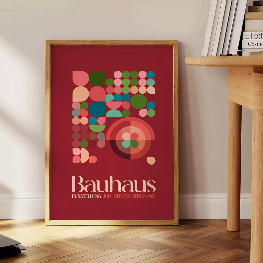 Bauhauss Groovy Poster Travel Poster High Quality Frame Premium Print Home Decor Color