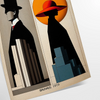 space Bauhaus Human art print captivating blend minimalist design bold color wall thoughtful gift artistic poster modern aesthetics timeless charm A4 cm A0 sizes