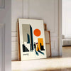 space Bauhaus Human Framed Prints striking poster essence design perfect wall art unique gift room artwork A4 cm A0
