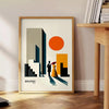 space Bauhaus Human Framed Prints striking poster essence design perfect wall art unique gift room artwork A4 cm A0