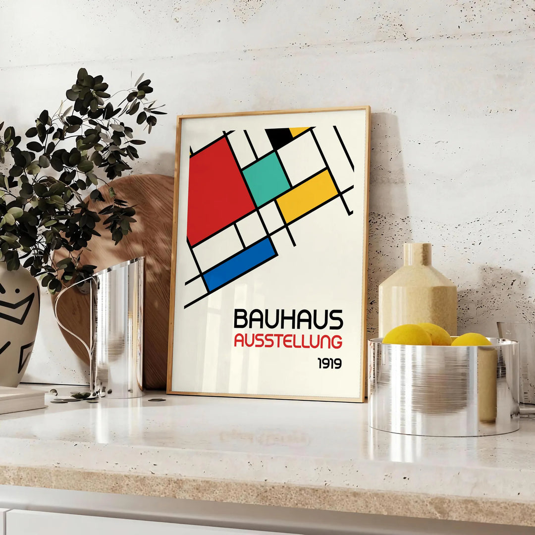 Bauhauss Poster 10 Travel Poster High Quality Frame Premium Print Home Decor Color