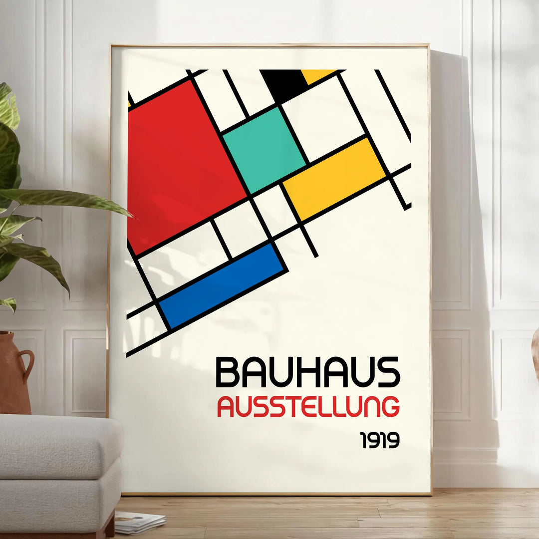 Bauhauss Poster 10 Travel Poster High Quality Frame Premium Print Home Decor Color