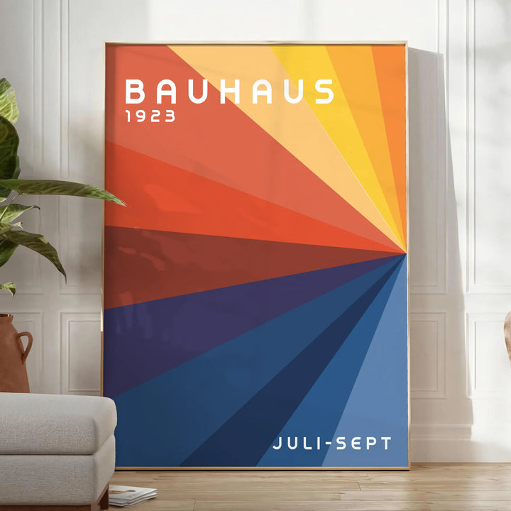 Bauhauss Poster 12 Travel Poster High Quality Frame Premium Print Home Decor Color