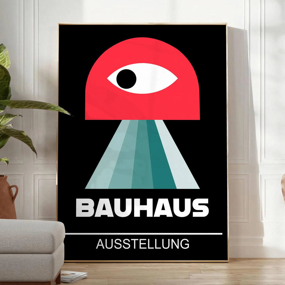 Bauhauss Poster 4 Travel Poster High Quality Frame Premium Print Home Decor Color