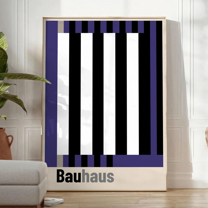 Bauhauss Poster 6 Travel Poster High Quality Frame Premium Print Home Decor Color