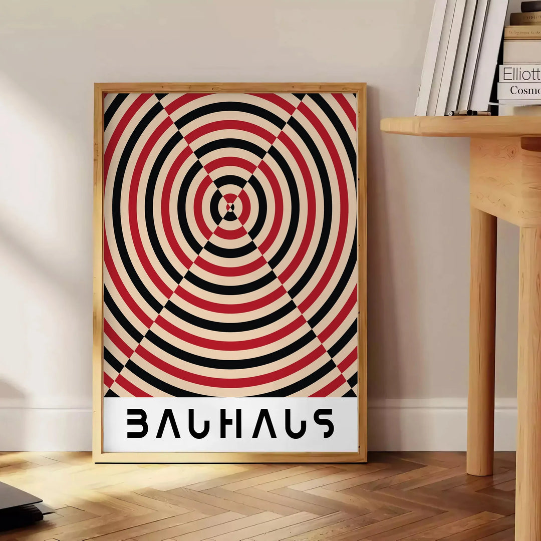 Bauhauss Poster 7 Travel Poster High Quality Frame Premium Print Home Decor Color