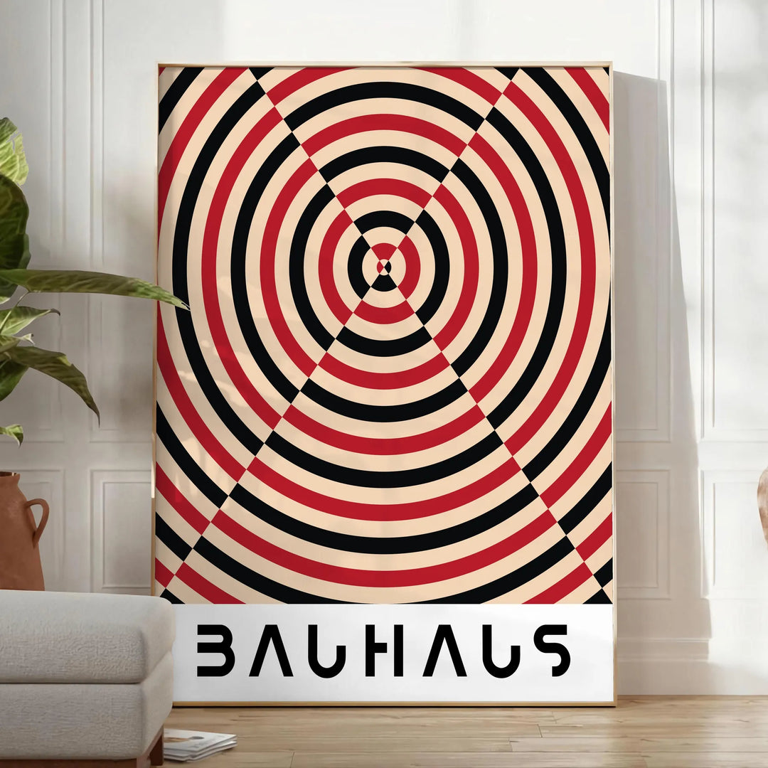 Bauhauss Poster 7 Travel Poster High Quality Frame Premium Print Home Decor Color