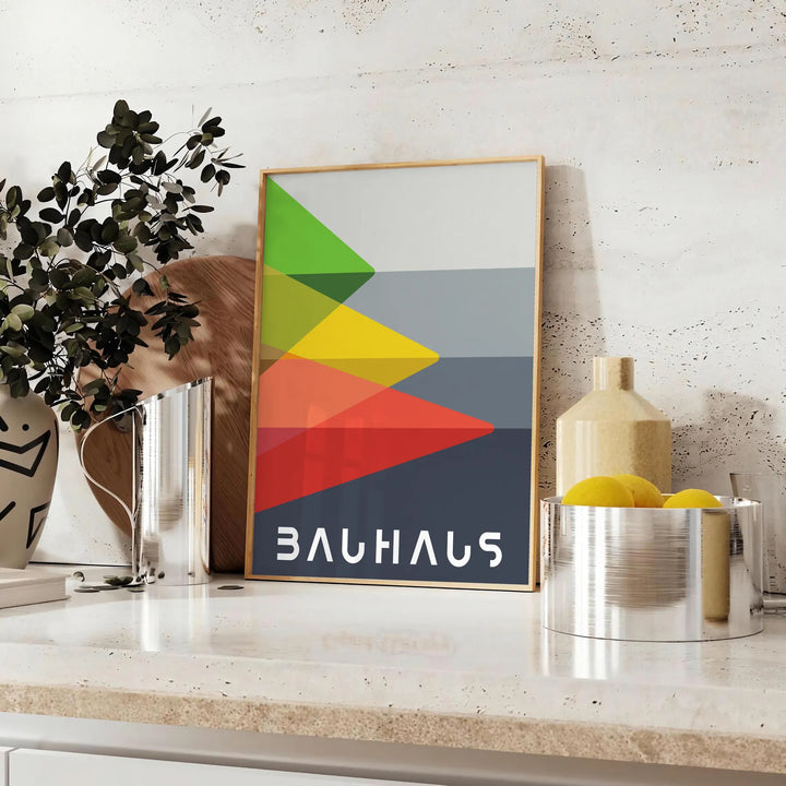 Bauhauss Poster 8 Travel Poster High Quality Frame Premium Print Home Decor Color