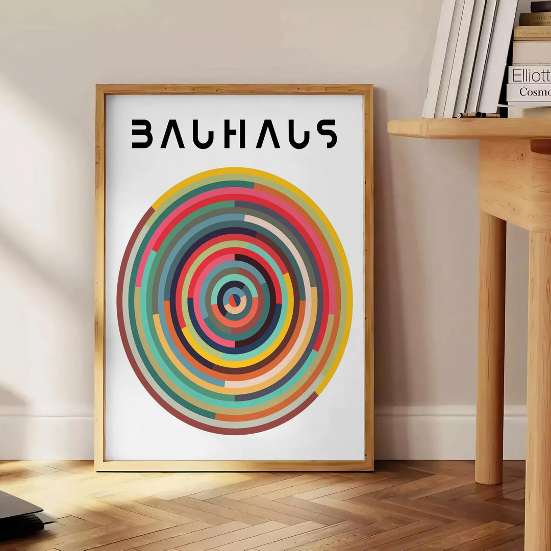 Bauhauss Poster 9 Travel Poster High Quality Frame Premium Print Home Decor Color